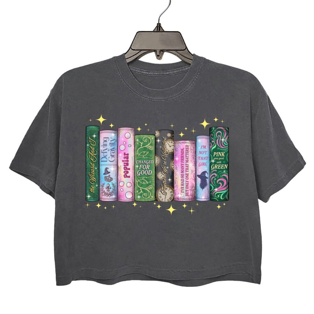 Changed For Good Book Lover Crop Top For Women