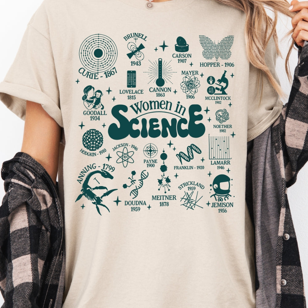 Women In Science Feminism Tee For Women