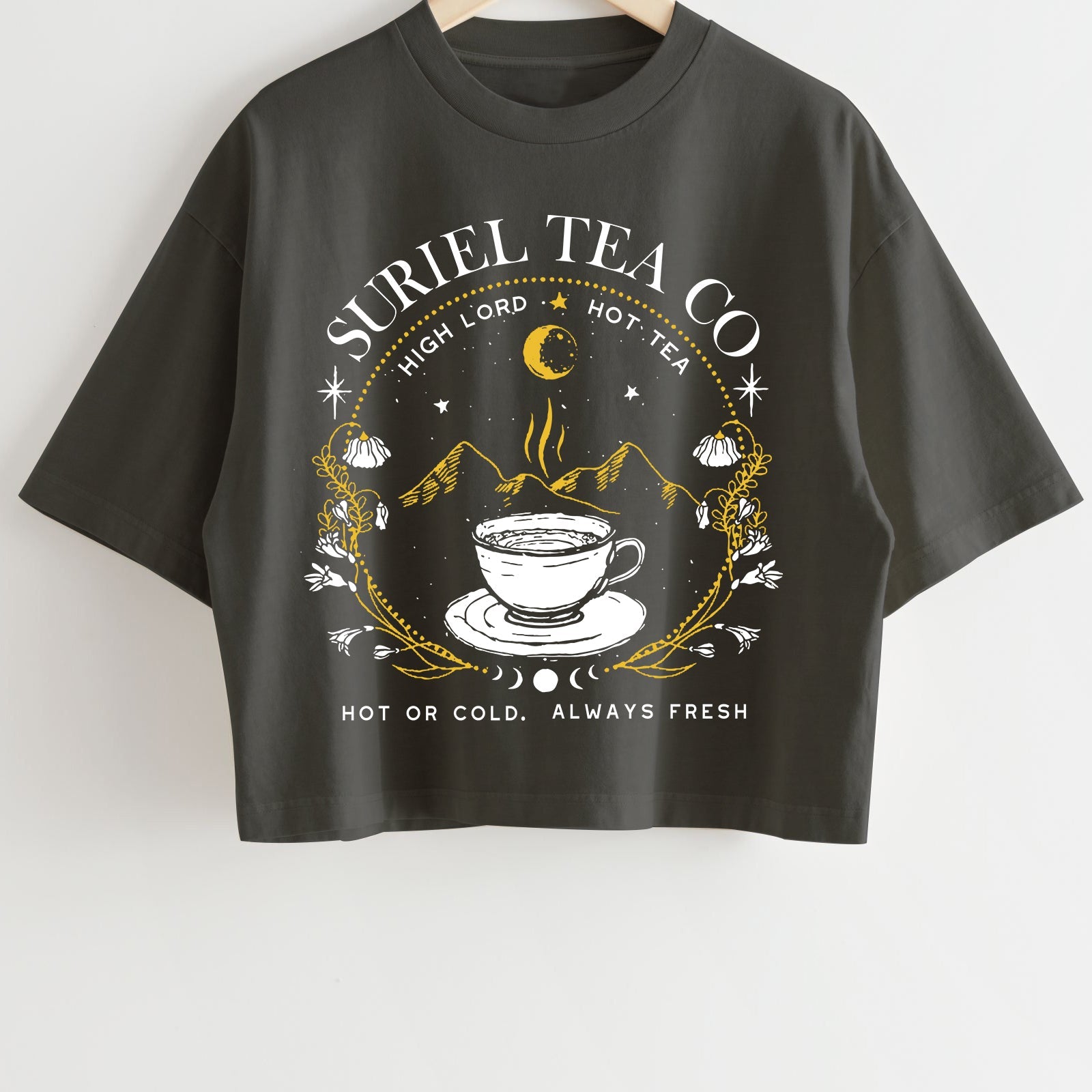 Suriel Tea Co A Court Of Thorns And Roses Crop Top For Women