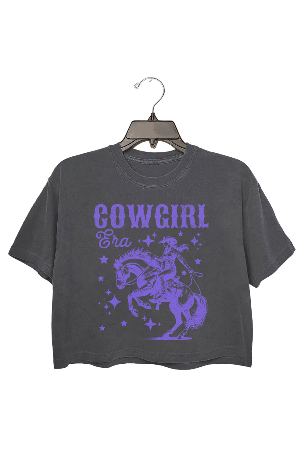 Cowgirl Era Crop Tee For Women