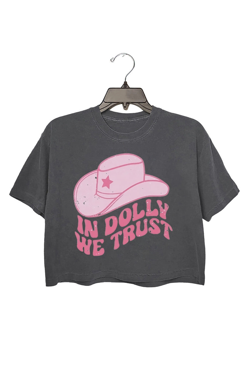 In Dolly We Trust Cute Crop Top For Women