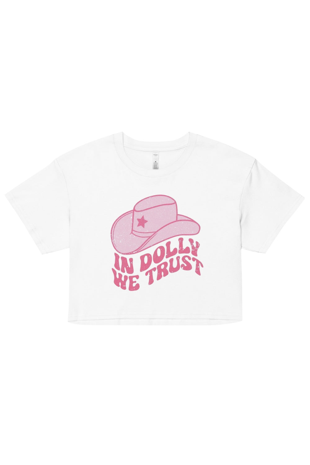 In Dolly We Trust Cute Crop Top For Women