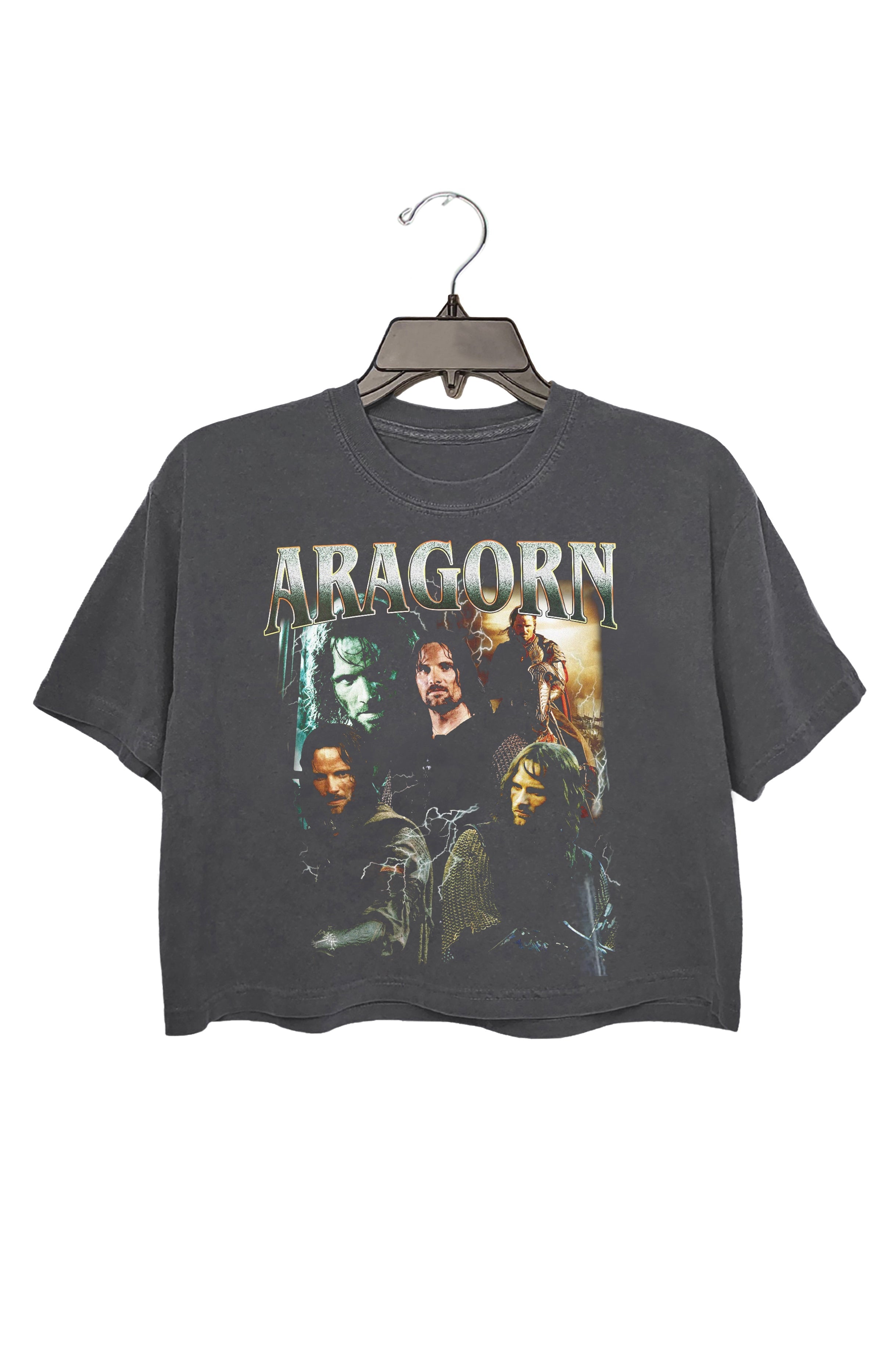 Vintage A.ragorn Person Crop Top For Women