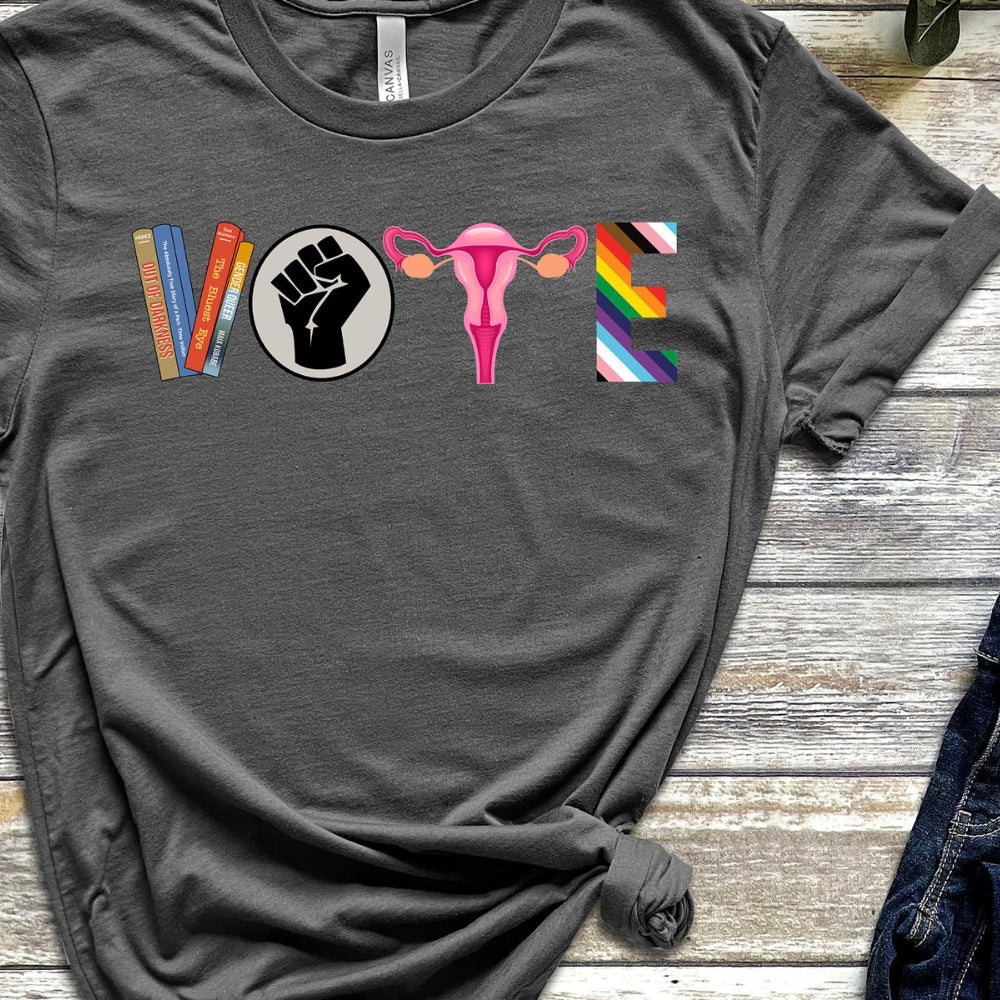 Banned Books Reproductive Rights Tee For Women