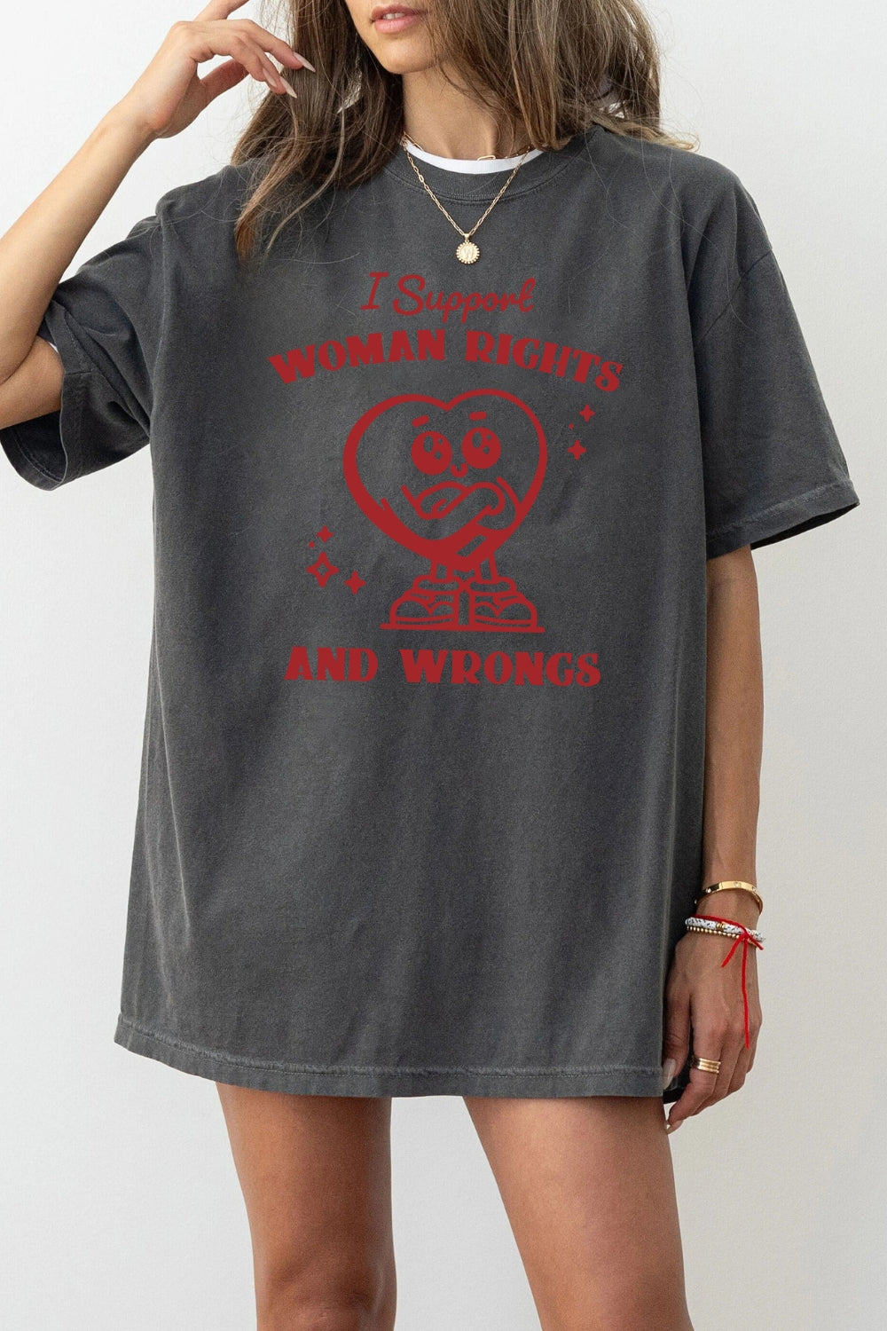 Support Women's Rights And Wrongs Tee