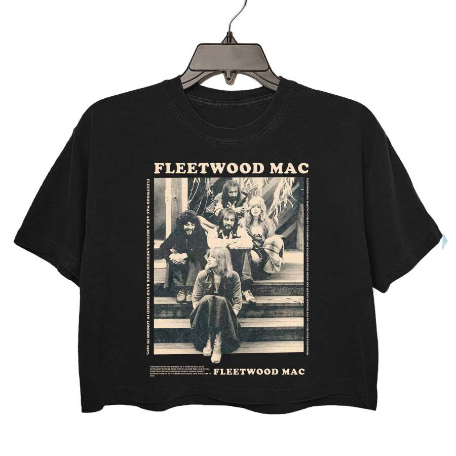Fleetwood Mac Love Fans Crop Top For Women