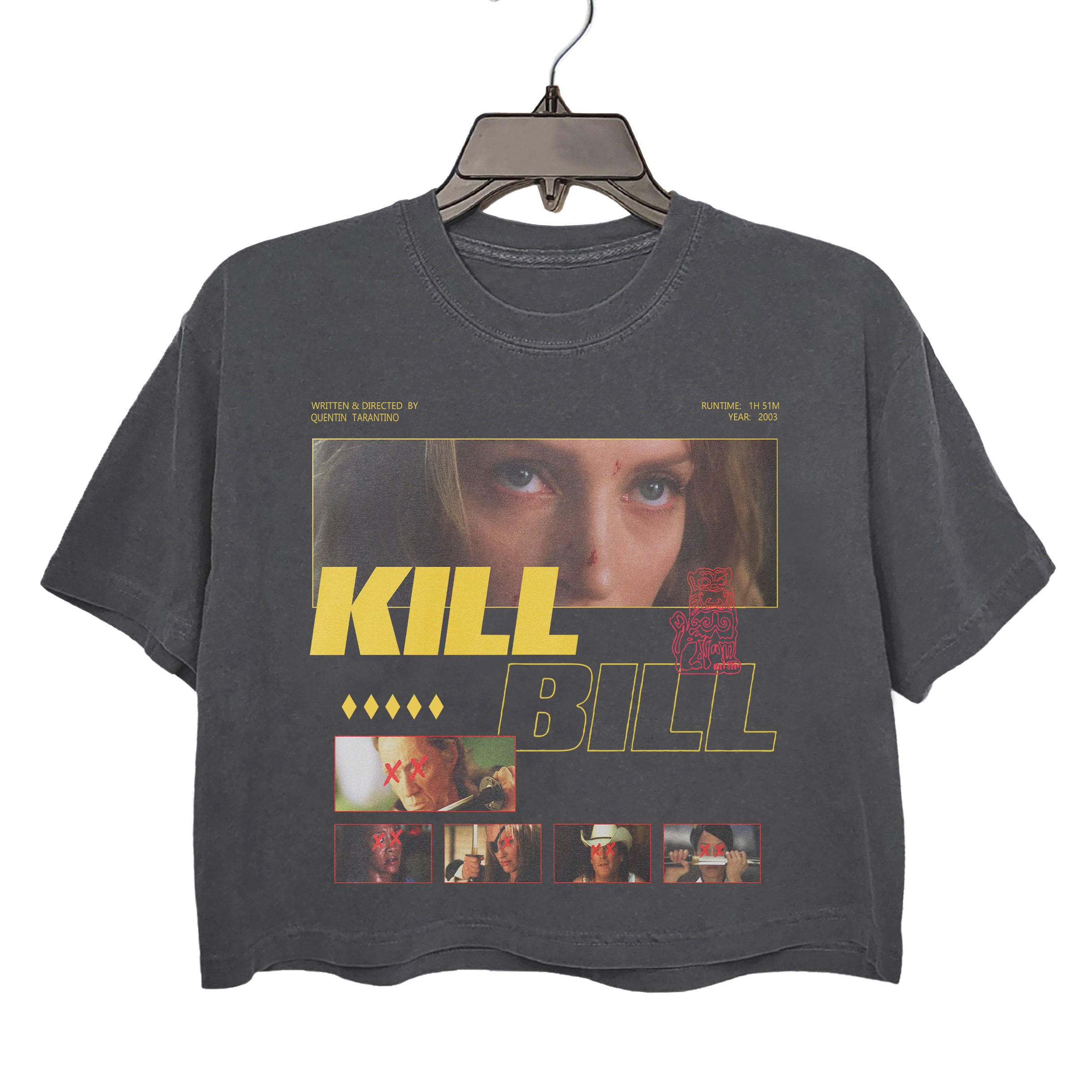 Kill Bill Movie Crop Top For Women