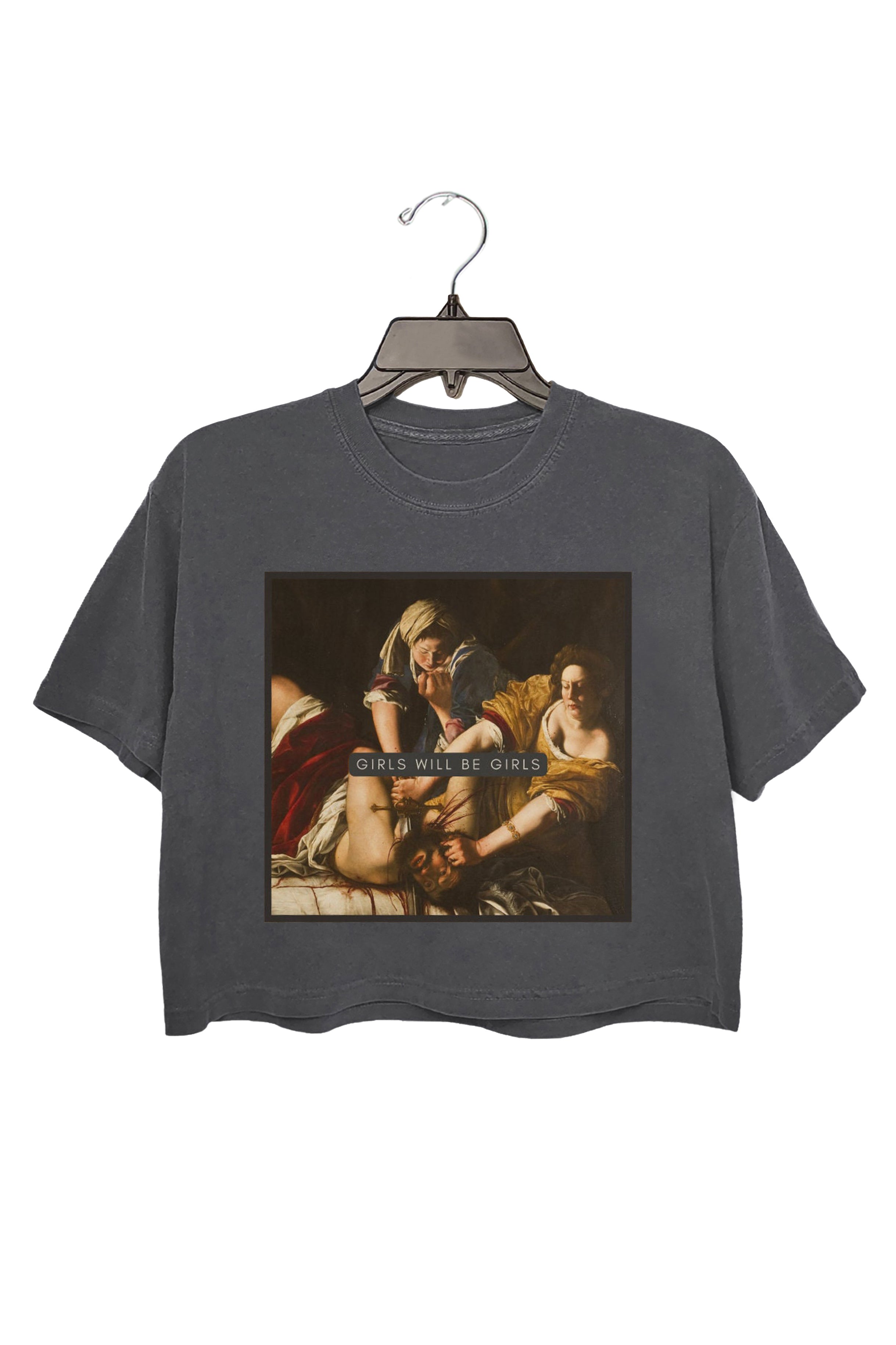 Girls Will Be Girls! Judith beheading Holofernes Crop Top For Women