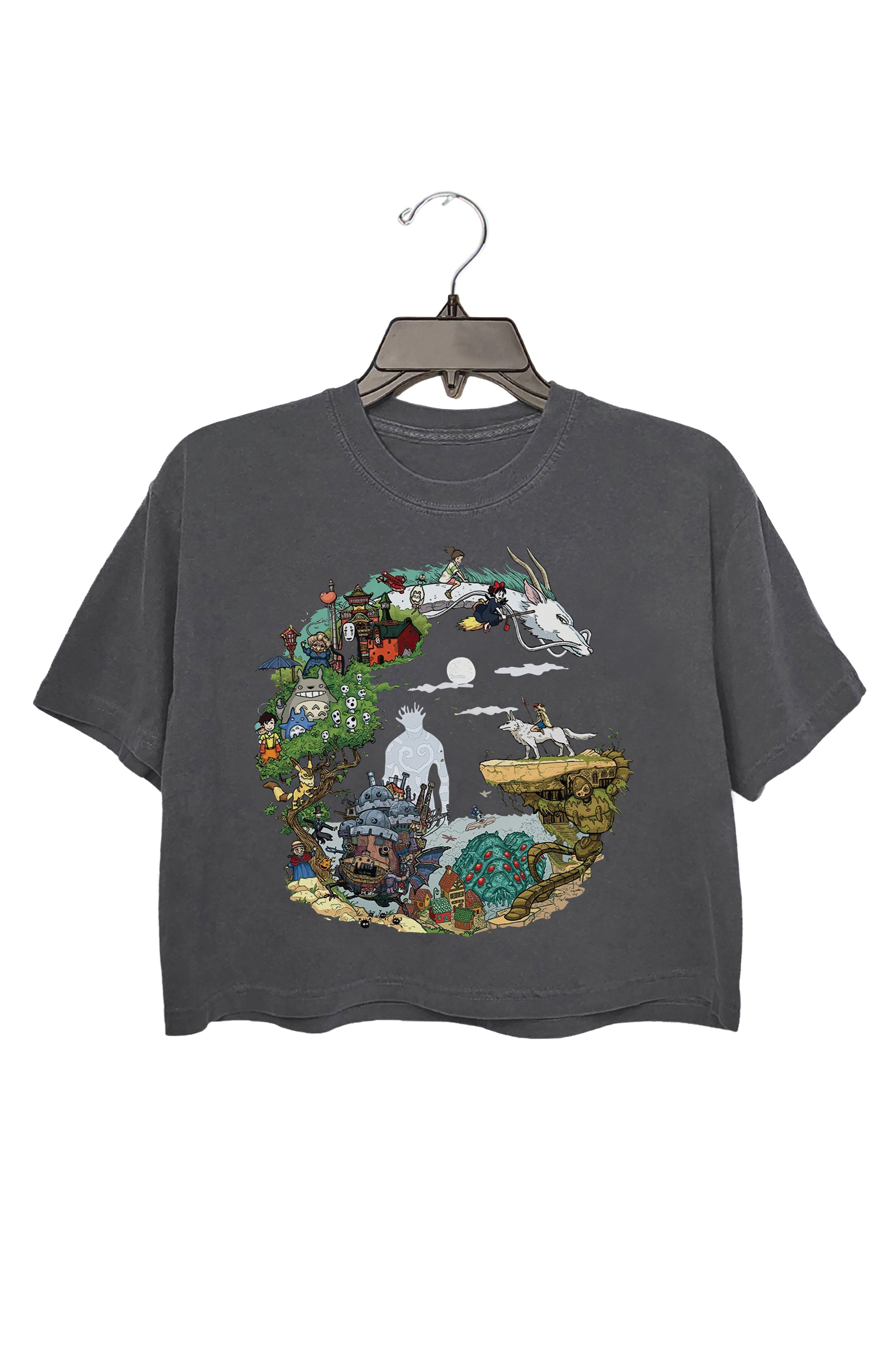 Spirited Away Studio Ghibli Crop Tee For Women