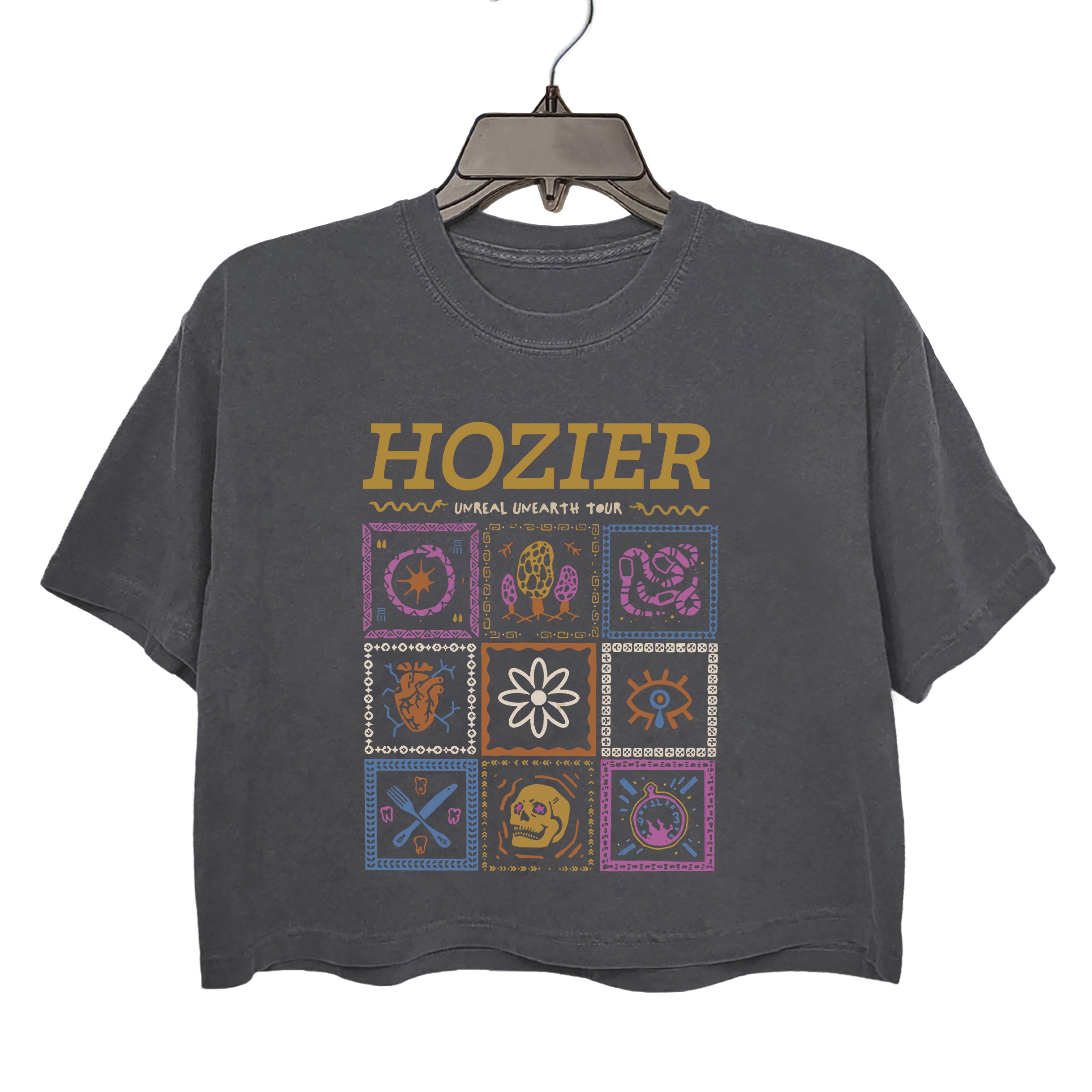 Hozier Unreal Unearth Tour Crop Tee For Women