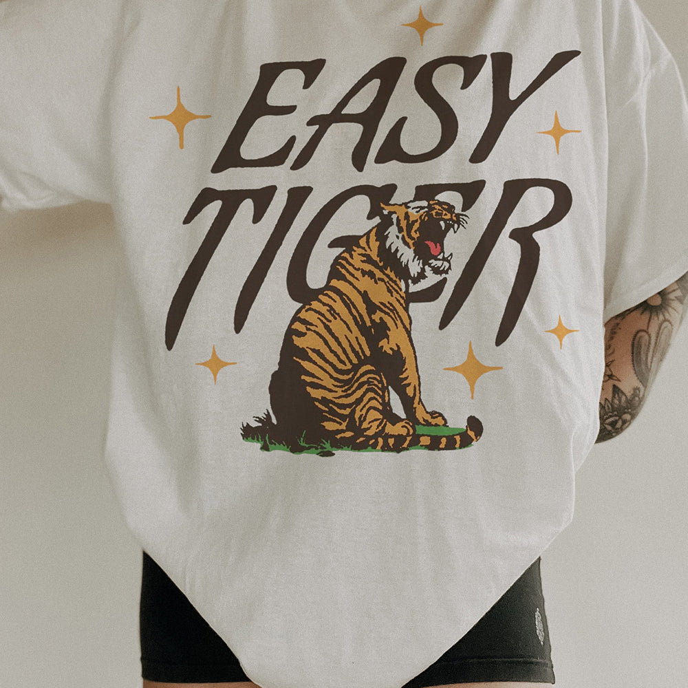 Easy Tiger Vintage Inspired Graphic Tee For Women