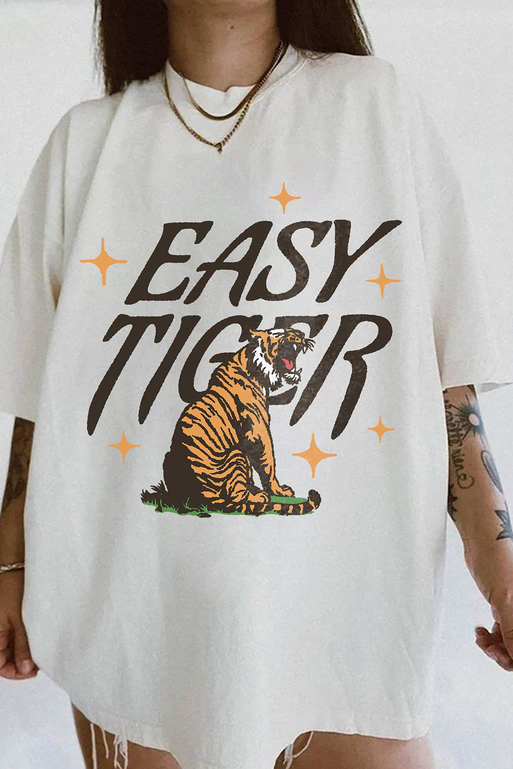 Easy Tiger Vintage Inspired Graphic Tee For Women