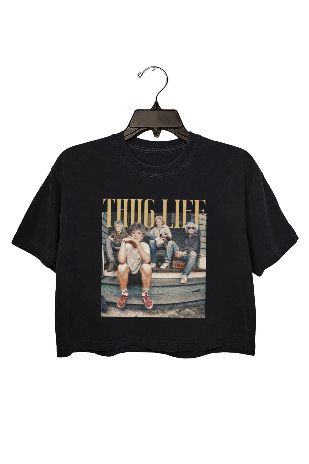 Golden Girls Thug Life Crop Top For Women