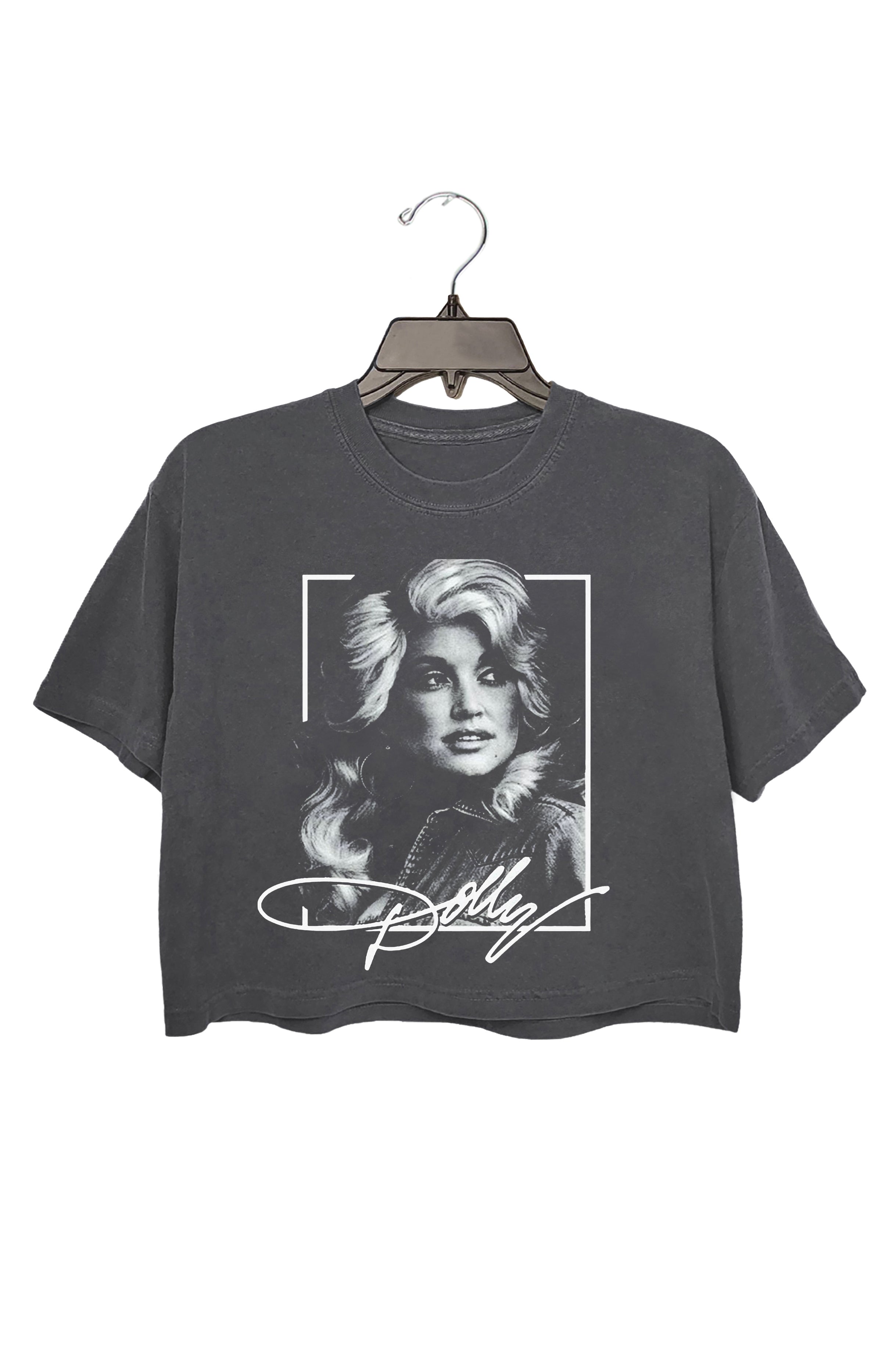 Vintage Dolly Parton Crop Top For Women