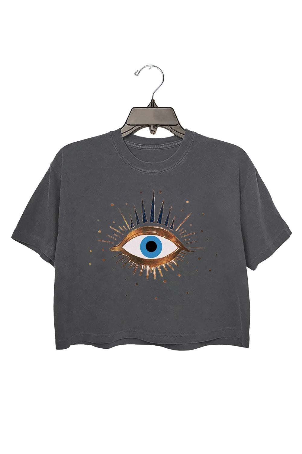 Eye Print Crop Top For Women