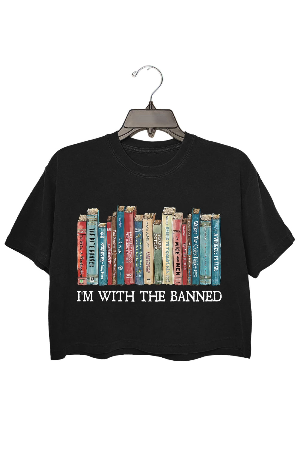 I'm With The Banned Crop Tee For Women