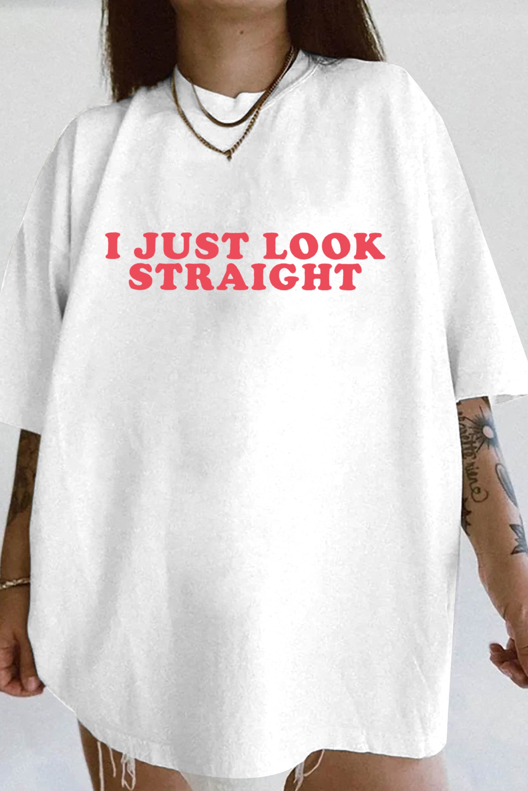 “I Just Look Straight" LGBTQ Pride Month Tee For Women
