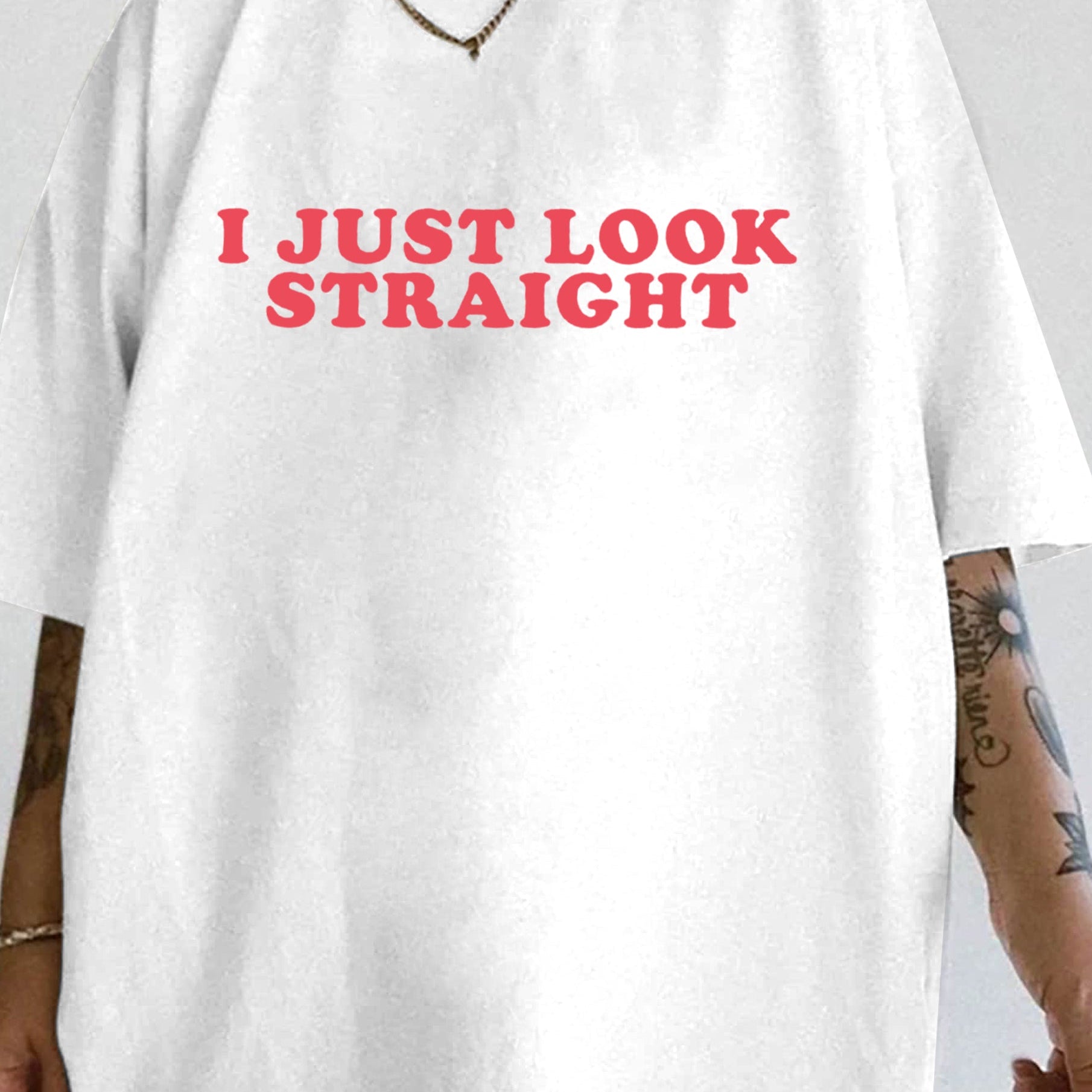 “I Just Look Straight" LGBTQ Pride Month Tee For Women