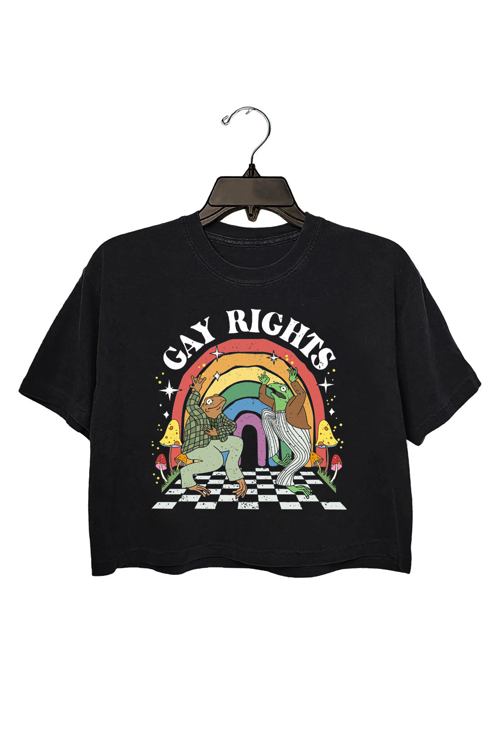 Pride Flag lgbtqia Pride Month Crop Top For Women