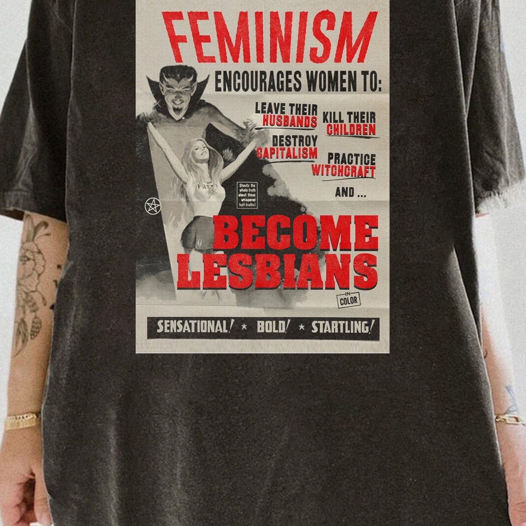 Feminism Encourages Women Lesbian Equality Tee For Women