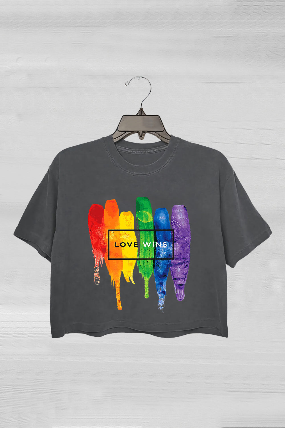 Love Wins Crop Tee For Women