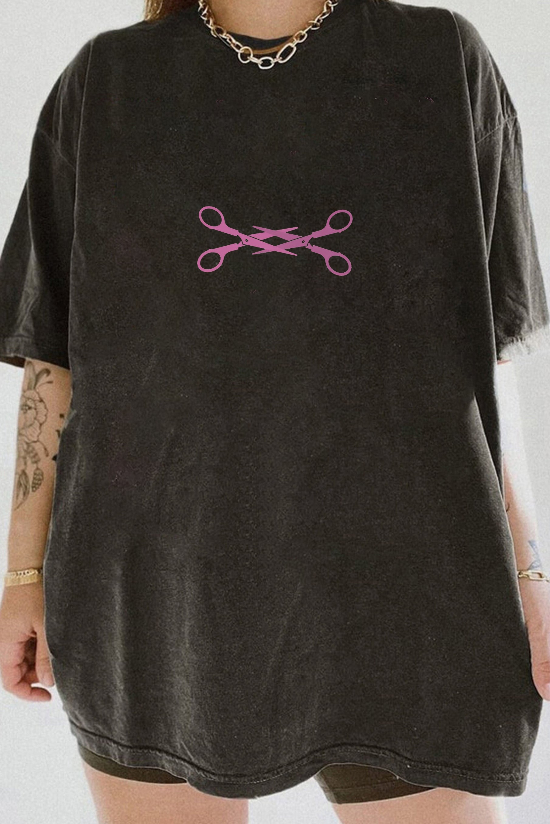 LGBTQ Lesbian Scissors Tee  For Women