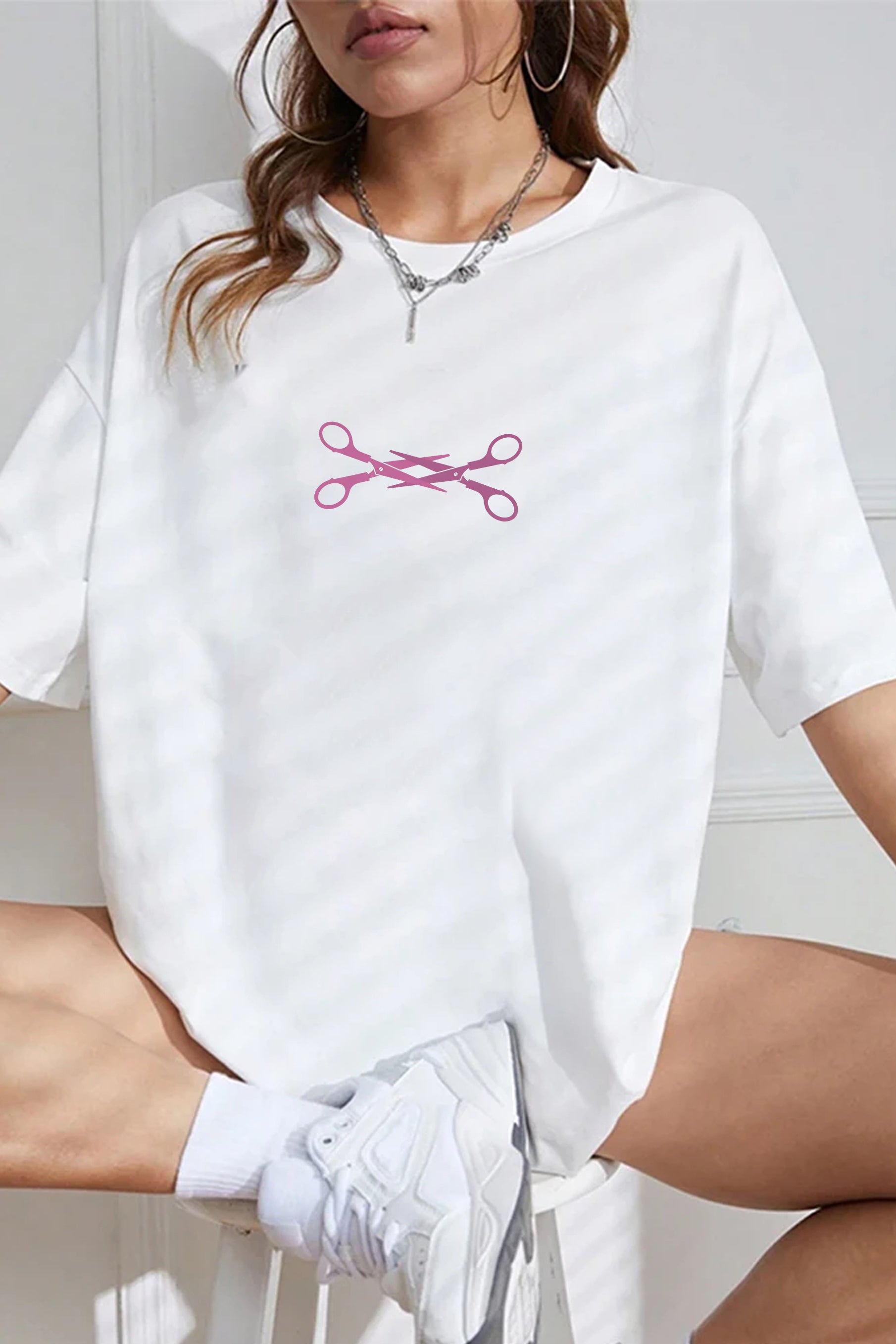 LGBTQ Lesbian Scissors Tee  For Women