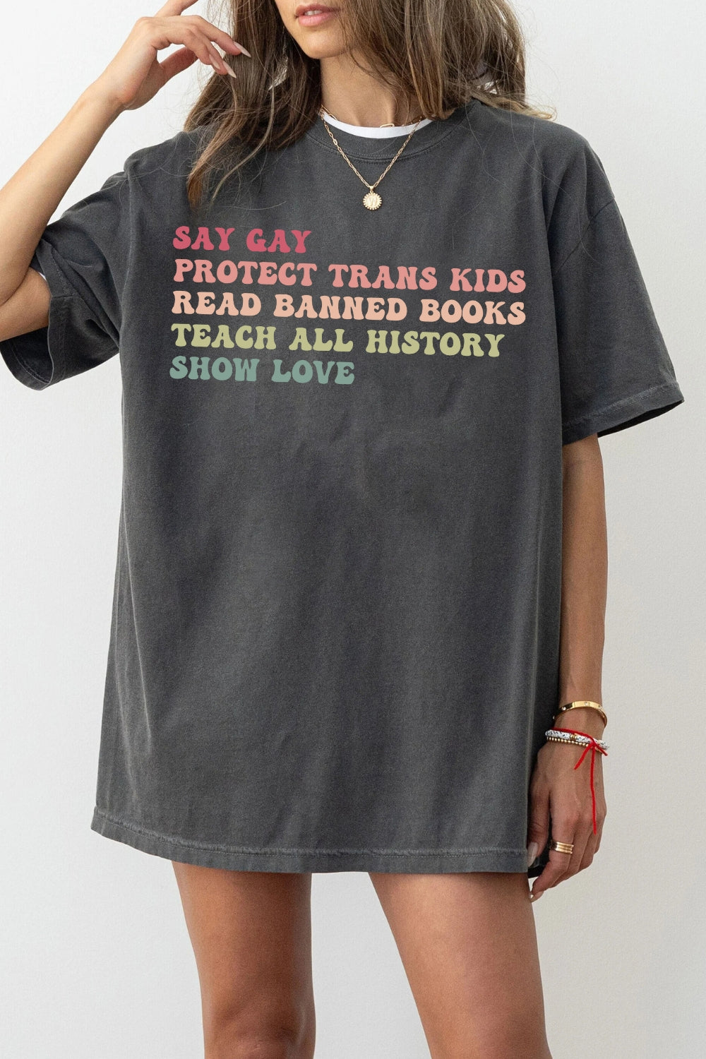 Say Gay Equality Human Rights Tee For Women