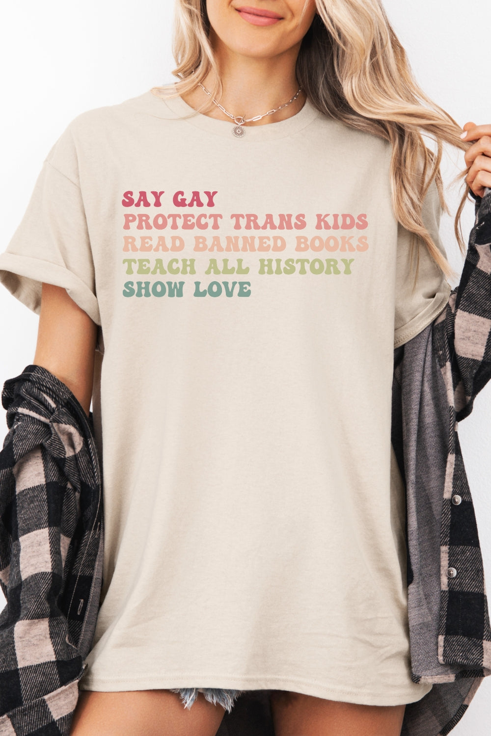 Say Gay Equality Human Rights Tee For Women