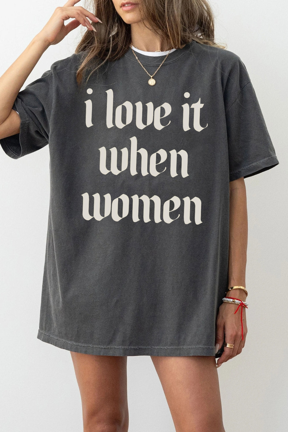 I love it when women lesbian pride Tee For Women
