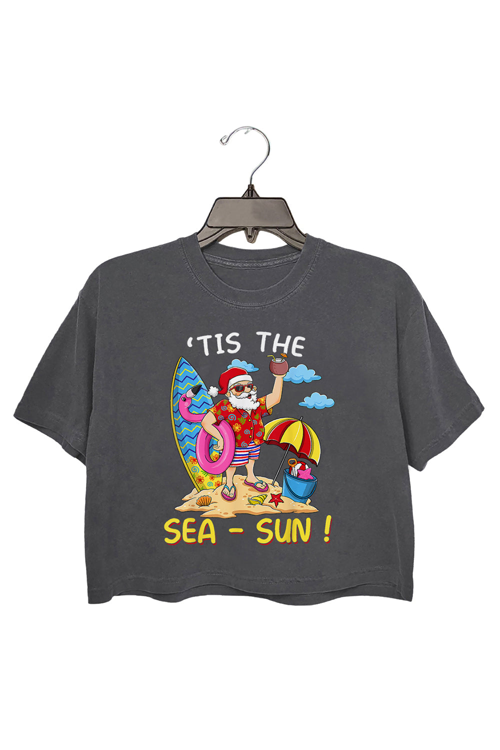The Sea Sun Crop Tee For Women