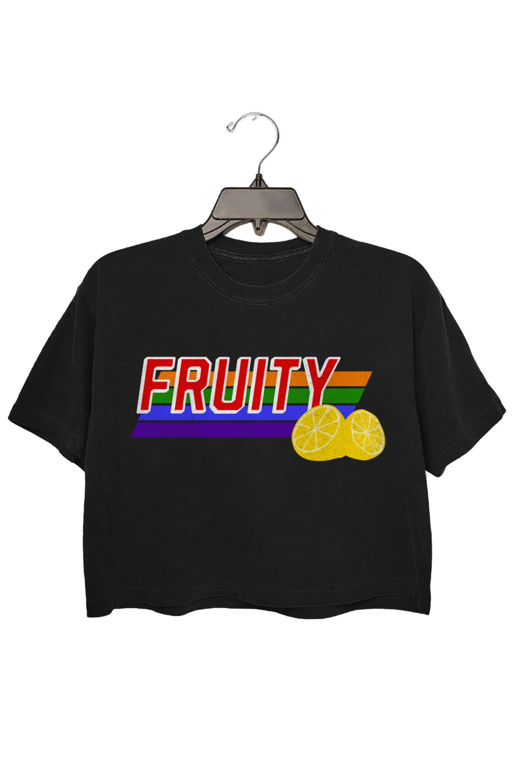 Fruity LBGTQ Pride Crop Top For Women
