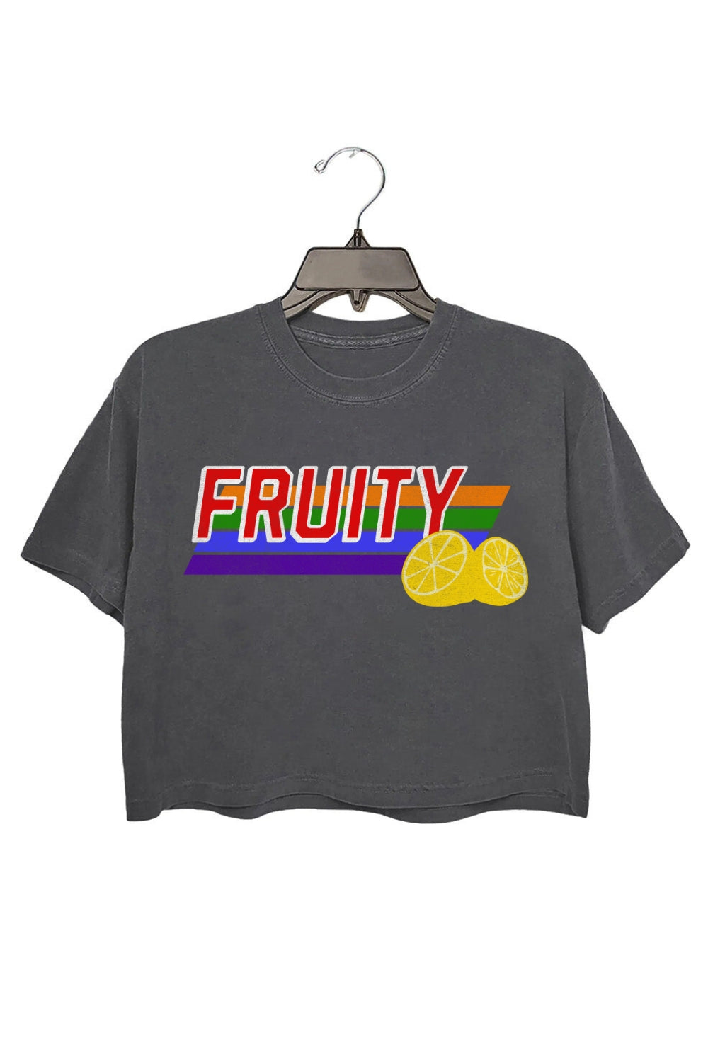 Fruity LBGTQ Pride Crop Top For Women