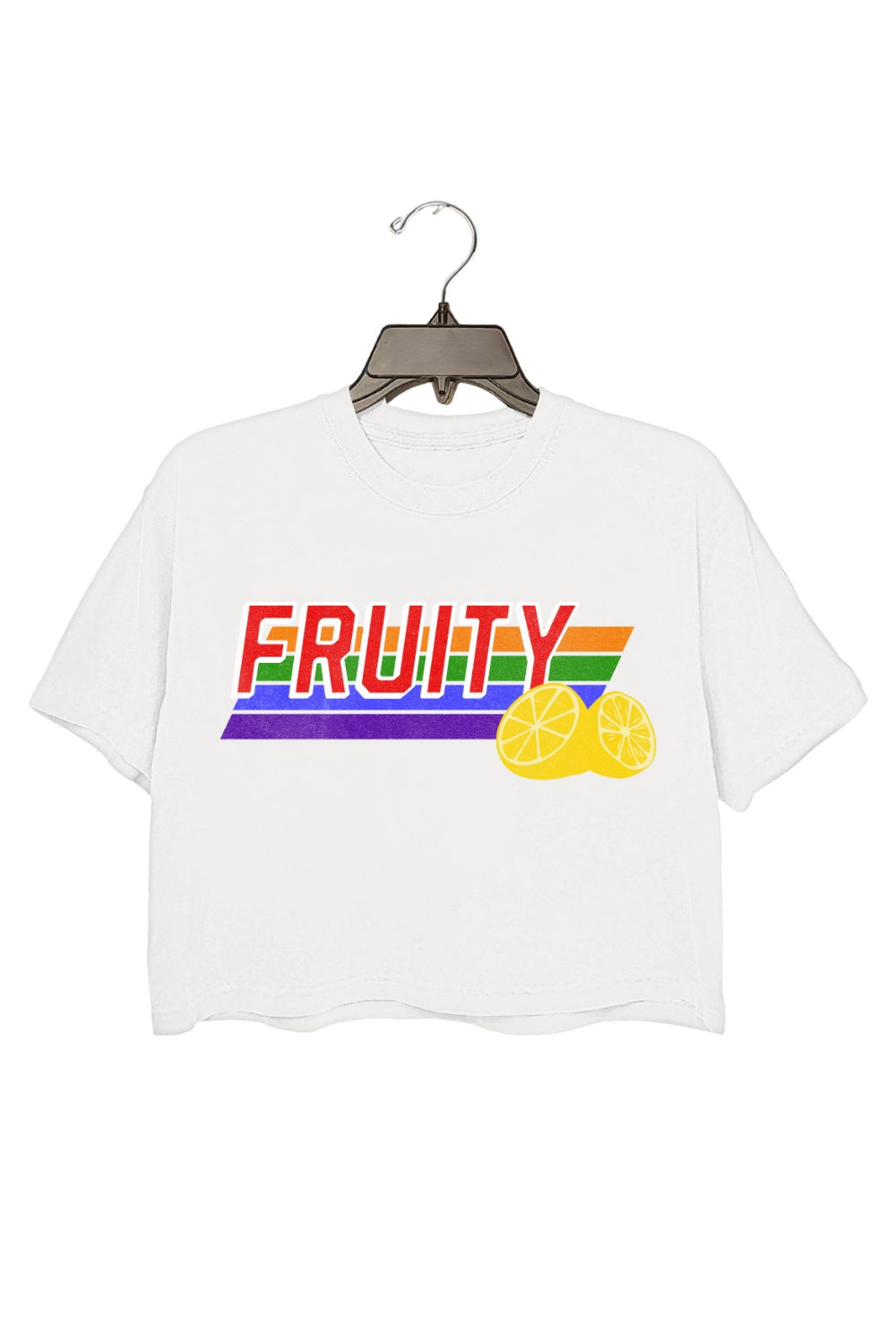 Fruity LBGTQ Pride Crop Top For Women