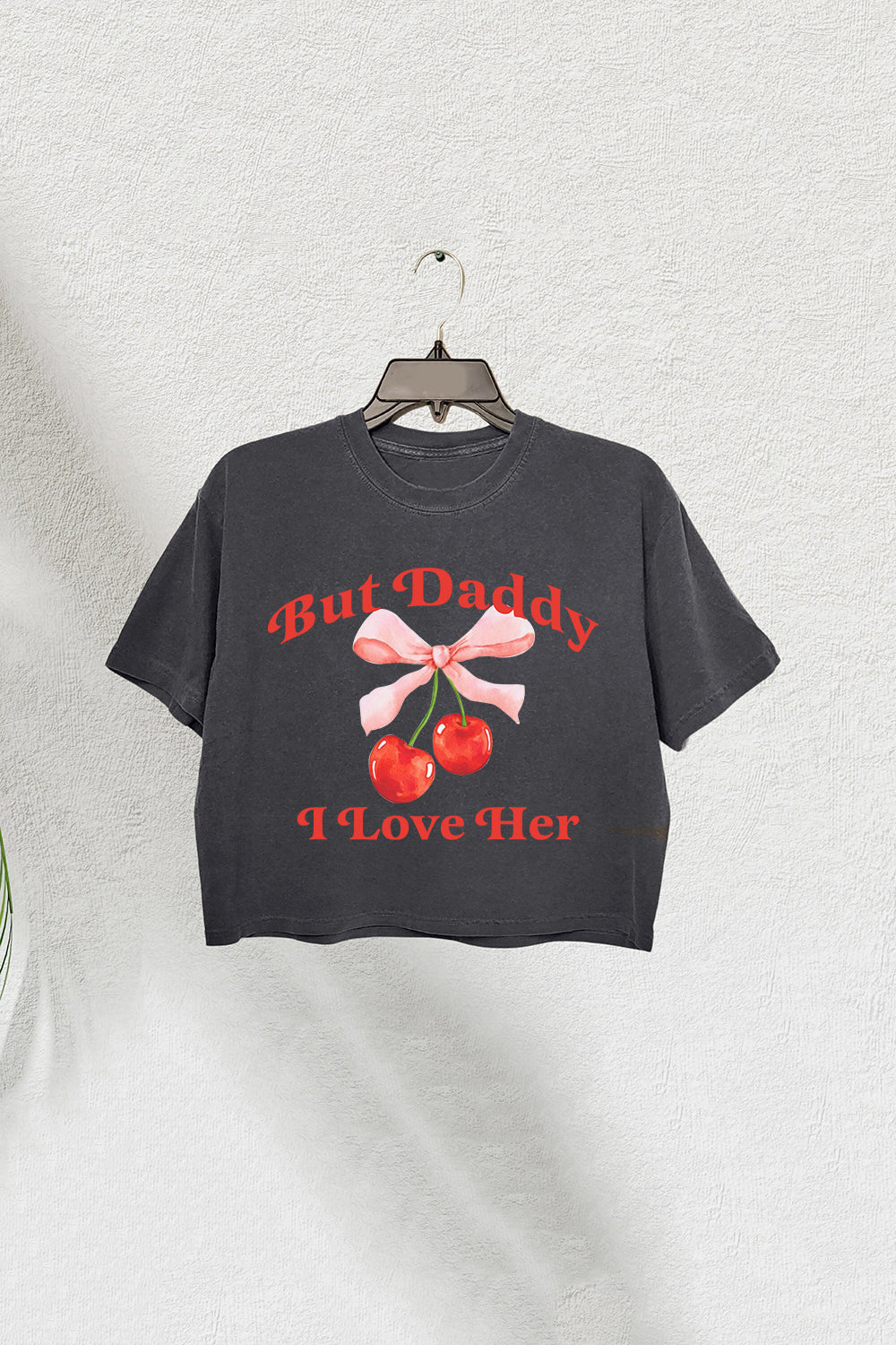 But Daddy I Love Her Pride Merch Crop Tee For Women