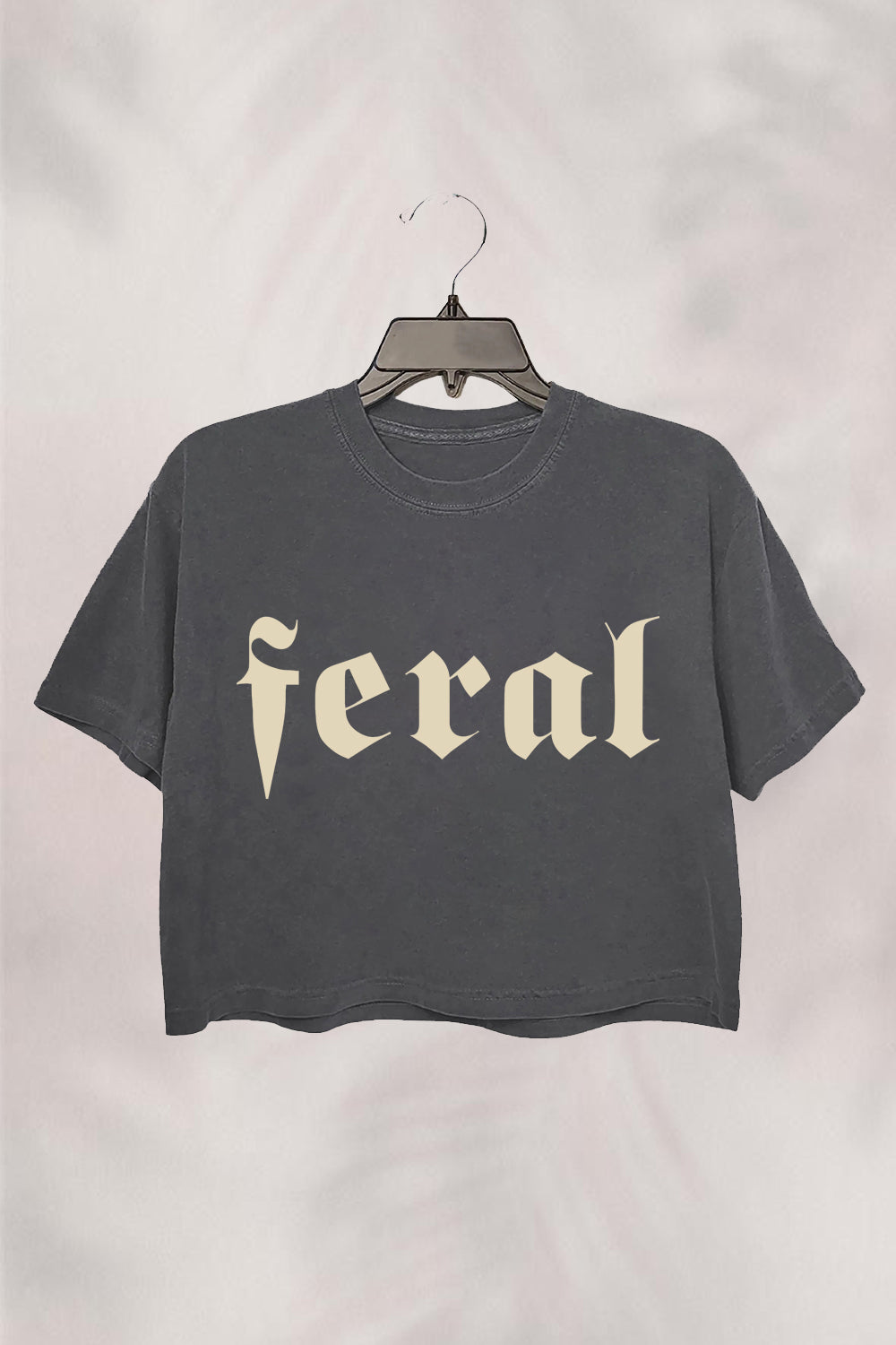 Feral Letters Crop Top For Women