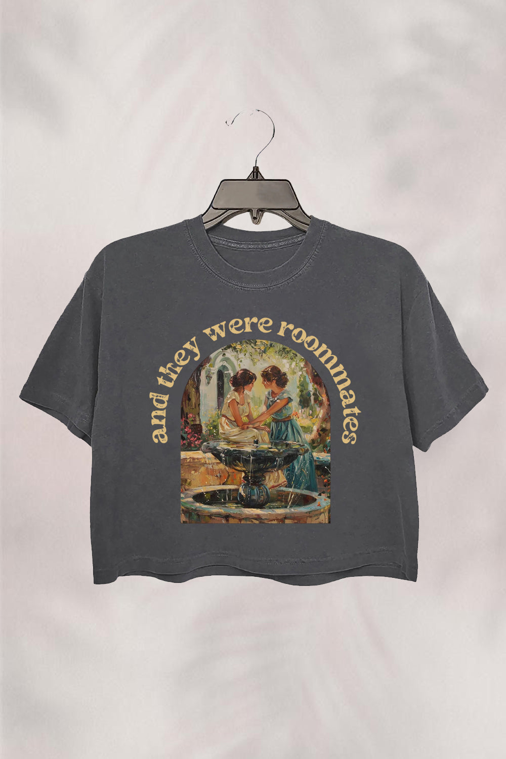 And They Were Roommates Lesbian Crop Top For Women