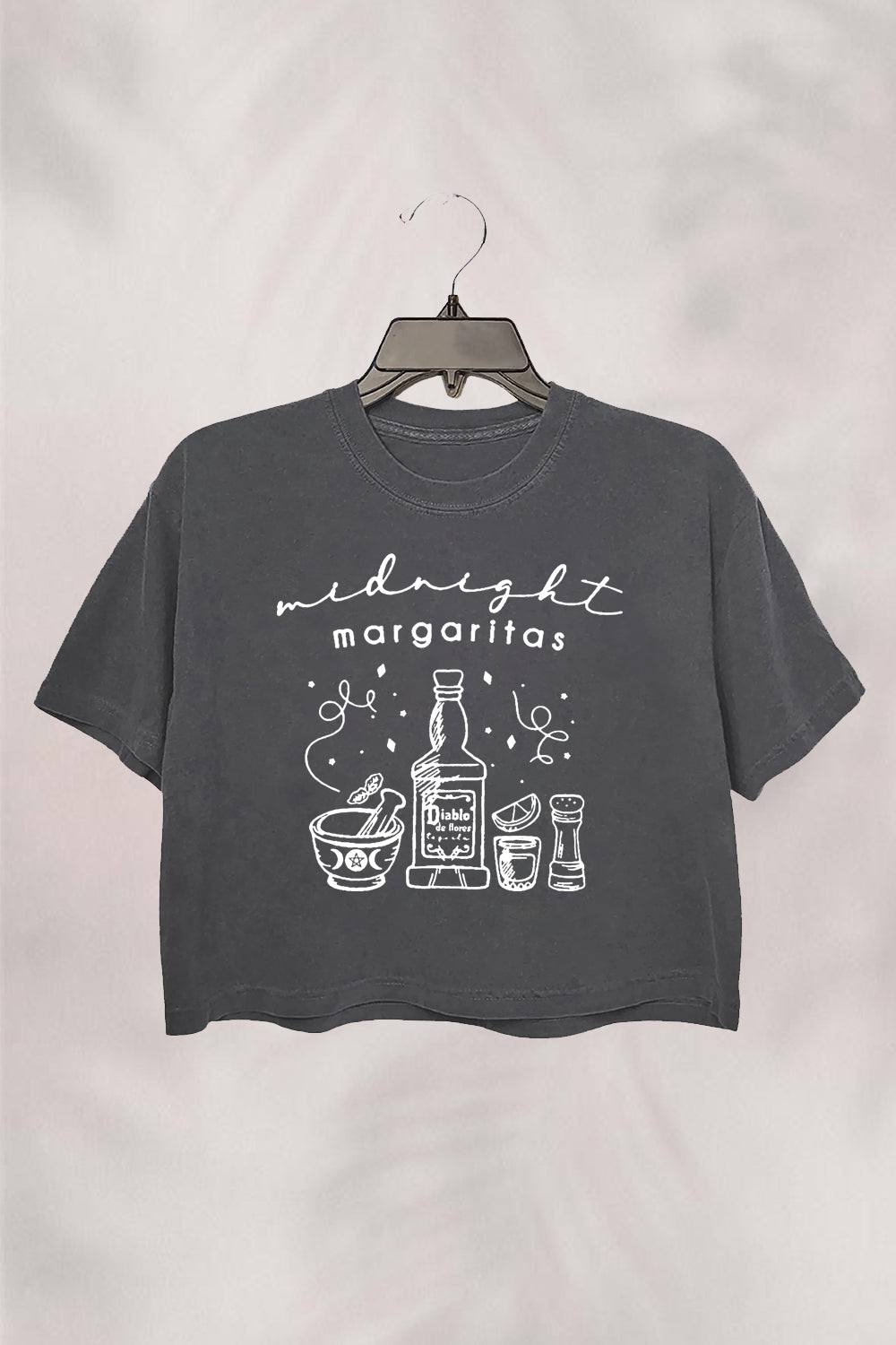Midnight Margaritas Practical Magic Crop Top For Women