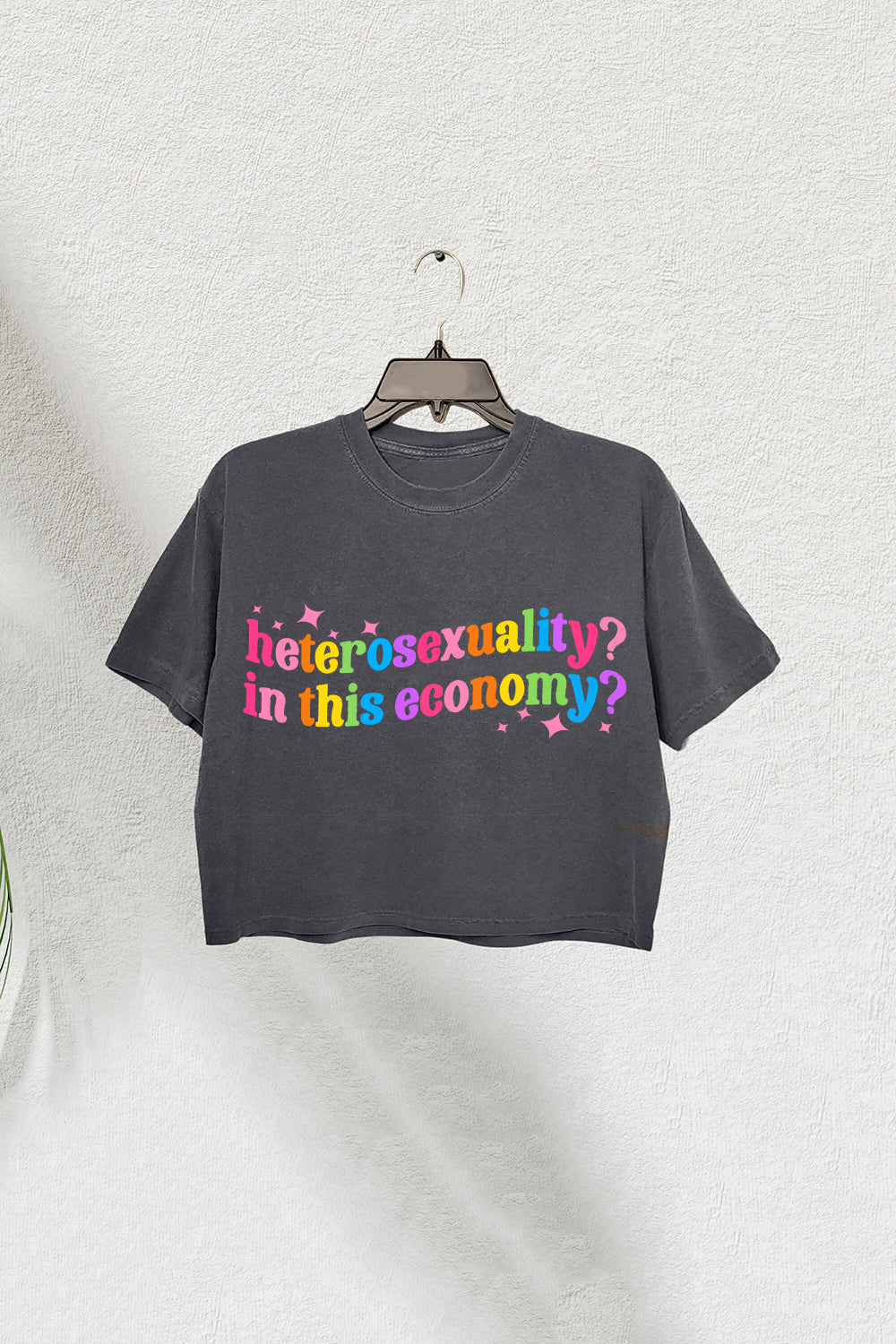 Heterosexuality In This Economy Pride Crop Tee For Women