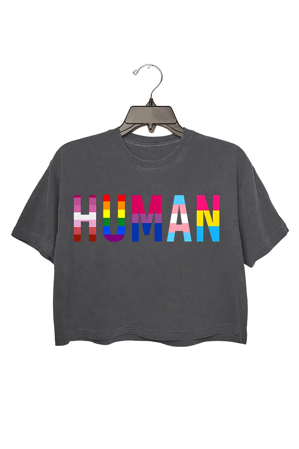 Rainbow Human Equality LGBTQ Crop Top For Women
