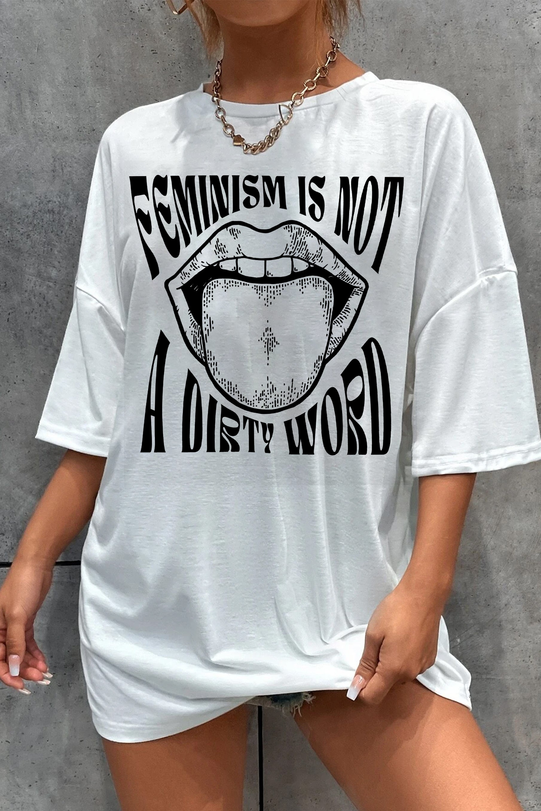 Feminism Is Not A Dirty Word Tee For Women