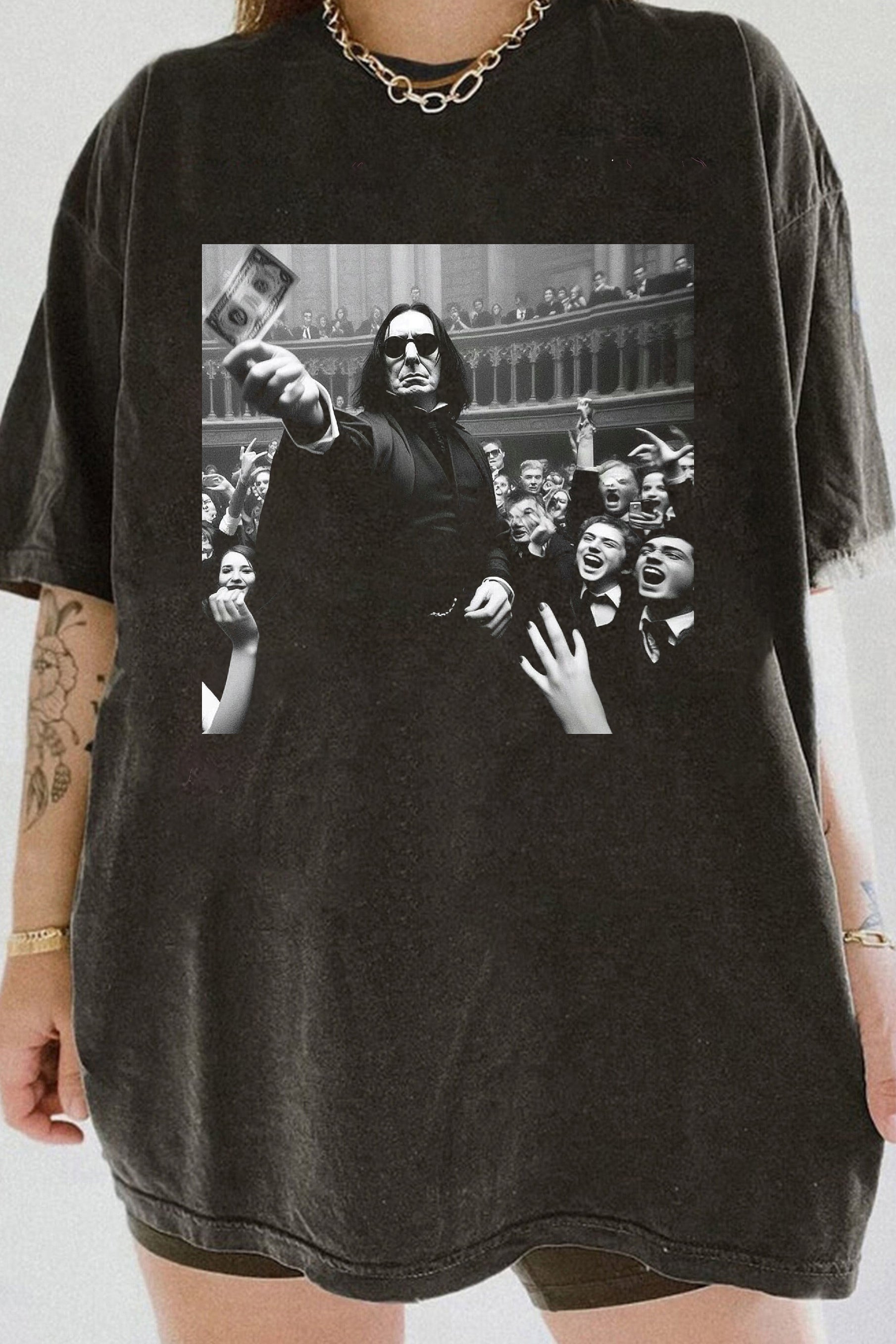Vintage Rich Severus Snape Funny Tee For Women