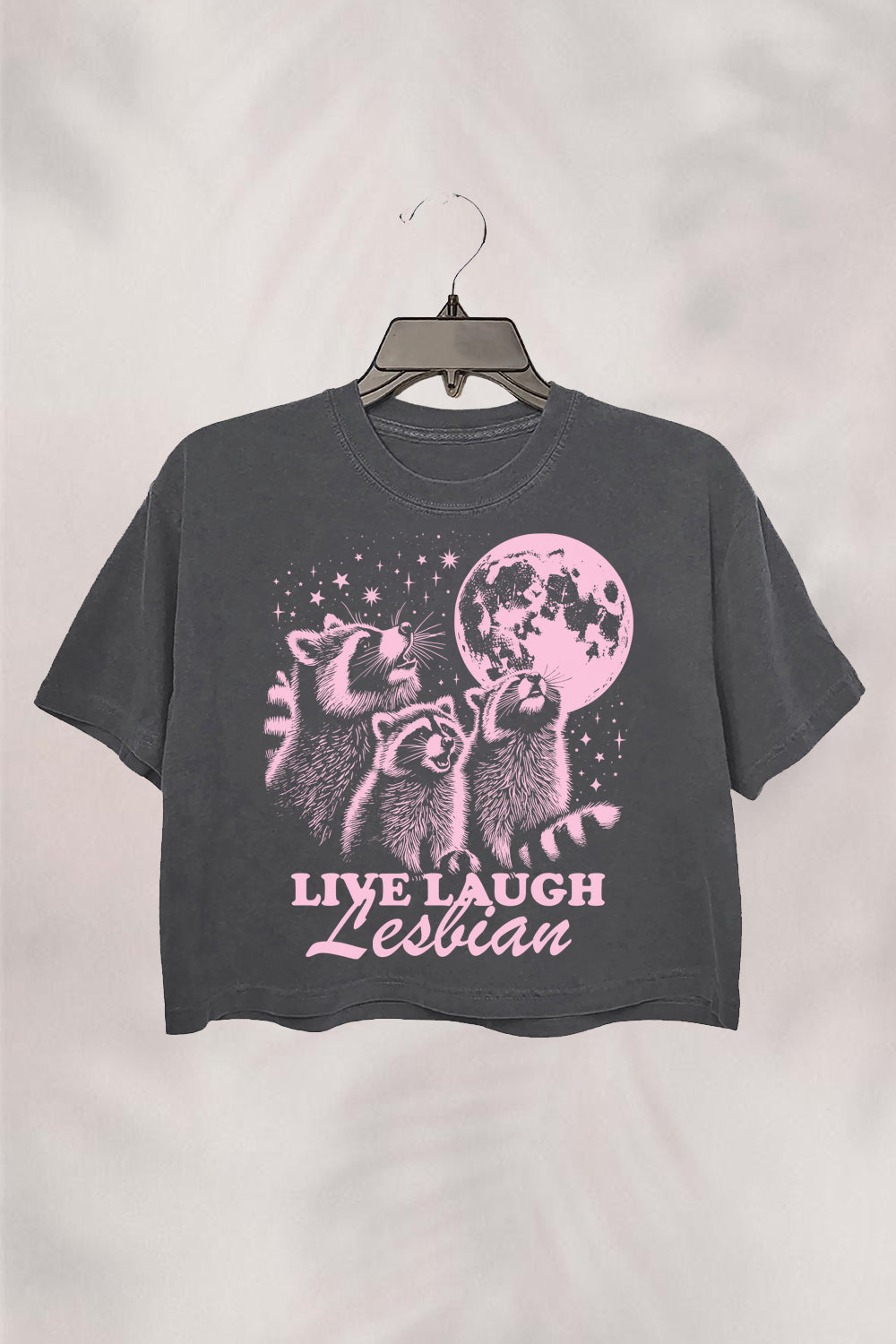 Live Laugh Lesbian Crop Top For Women