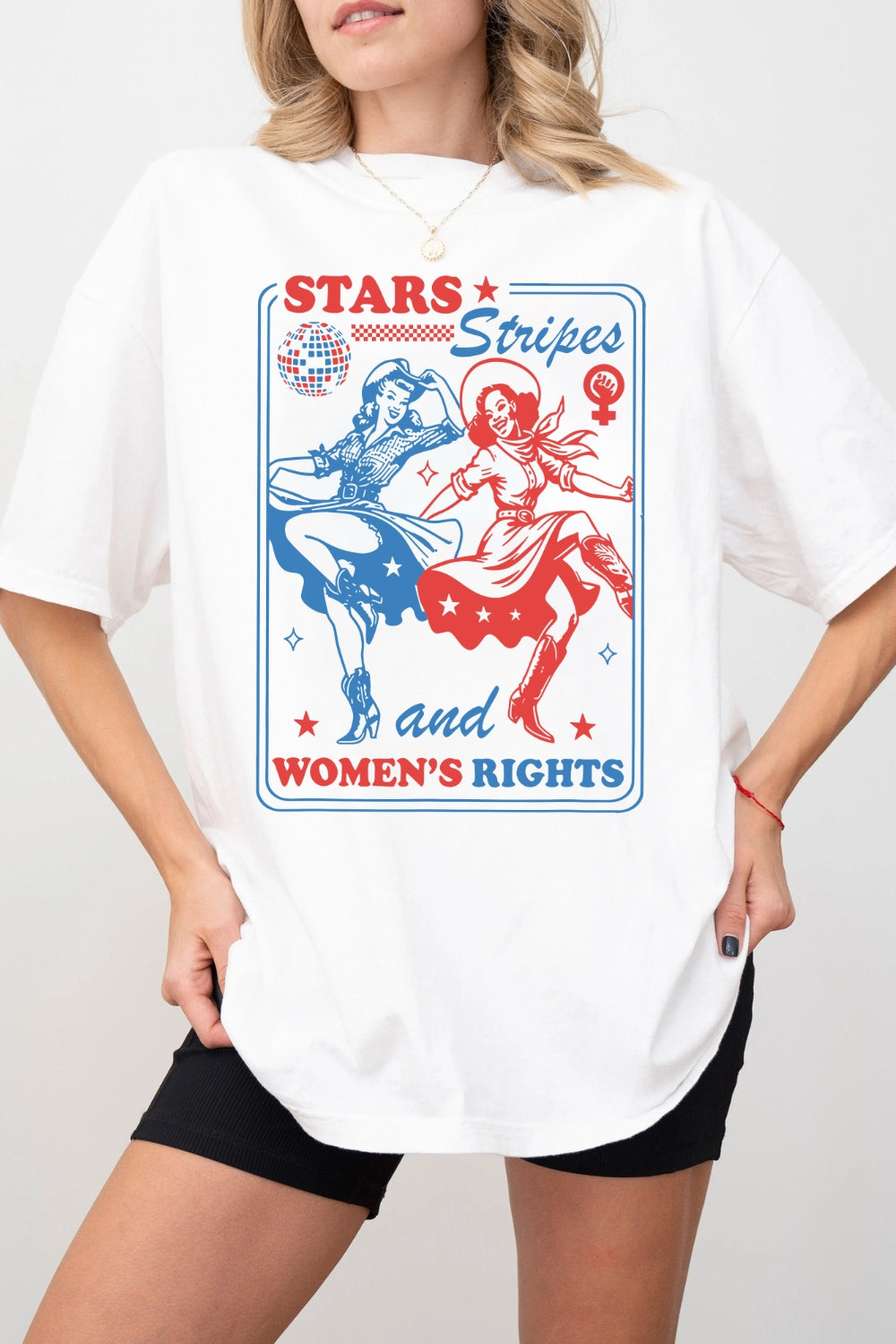 Stars Stripes And Women Rights Tee For Women