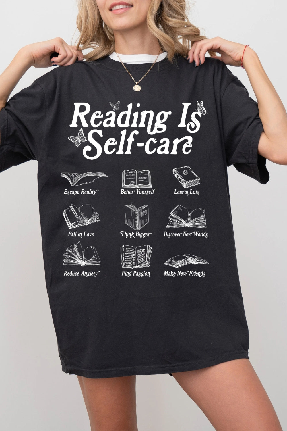 Reading Is Self Care Tee For Women