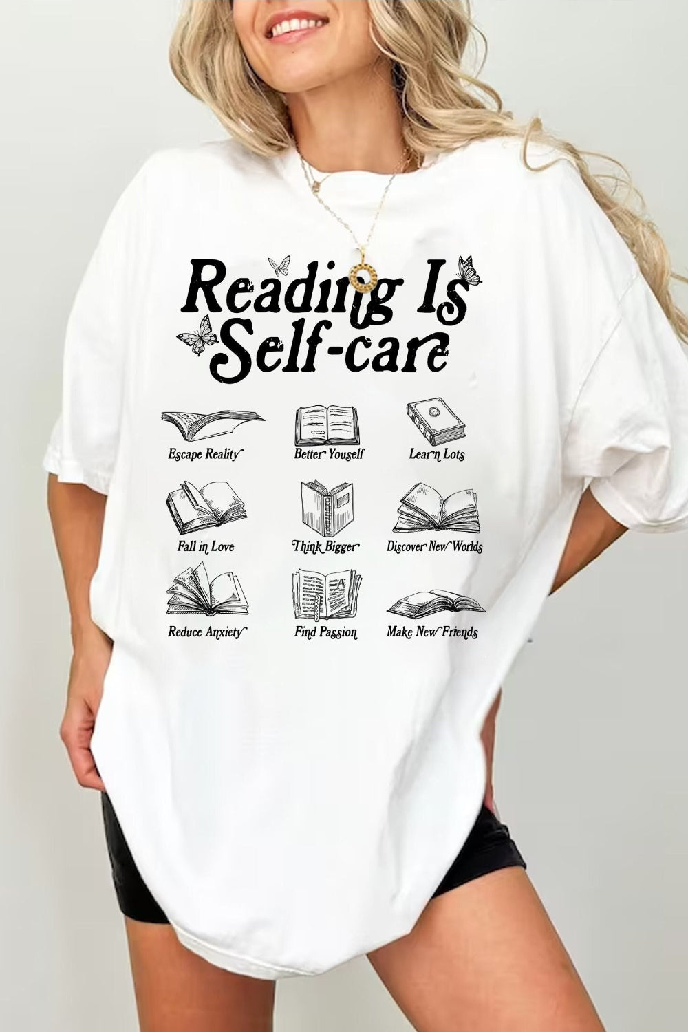 Reading Is Self Care Tee For Women