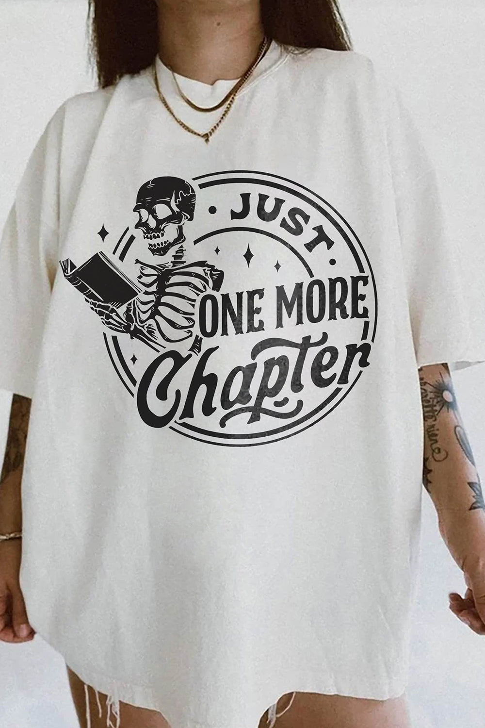 Just One More Chapter Tee For Women