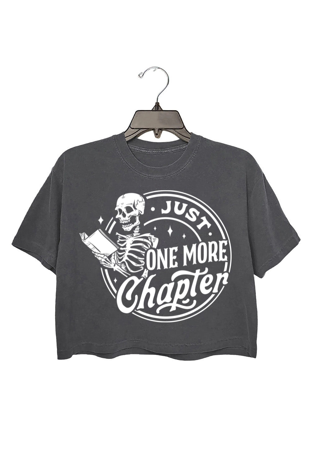 Just One More Chapter Crop Top For Women
