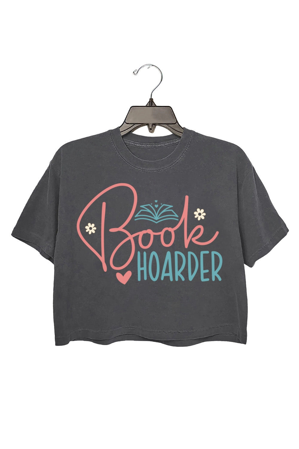 Book Hoarder Funny Crop Top For Women