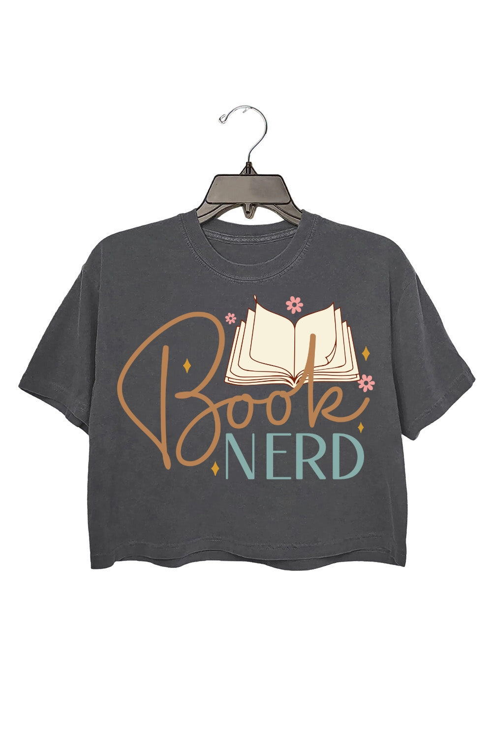 Book Nerd Crop Top For Women